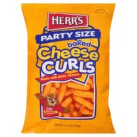 Herr's Baked Cheese Curls Party Size, 13 1/2 oz