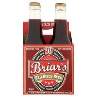 Briar's Red Birch Beer, 12 fl oz, 4 count