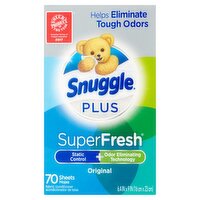 Snuggle Plus SuperFresh Original Fabric Conditioner Sheets, 70 count, 70 Each