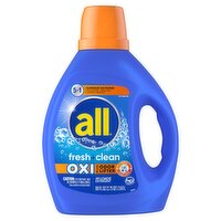 All Fresh+Clean Oxi Plus Odor Lifter Detergent, 49 loads, 88 fl oz