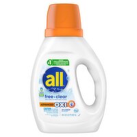 All Free Clear Advanced Oxi Detergent, 20 loads, 30 fl oz