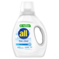 All Free Clear Detergent with Stainlifters, 24 loads, 36 fl oz