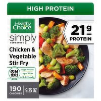 Healthy Choice Simply Steamers Chicken & Vegetable Stir Fry, 9.25 oz
