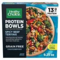 Healthy Choice Spicy Beef Teriyaki Protein Bowls, 9.25 oz