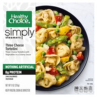 Healthy Choice Simply Steamers Three Cheese Tortellini, 9 oz