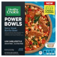 Healthy Choice Power Bowls Spicy Steak Burrito Bowl, 9.25 oz