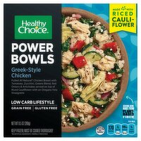 Healthy Choice Power Bowls Greek-Style Chicken With Riced Cauliflower Frozen Meal, 9.5 oz., 9.5 Ounce