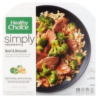 Healthy Choice Simply Steamers Beef & Broccoli, 10 oz, 10 Ounce