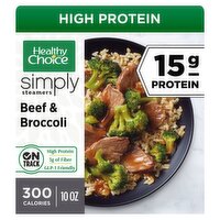 Healthy Choice Simply Steamers Beef & Broccoli, 10 oz