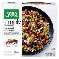 Healthy Choice Simply Steamers Unwrapped Burrito Bowl, 9 oz, 9 Ounce