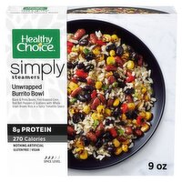 Healthy Choice Simply Steamers Unwrapped Burrito Bowl, 9 oz