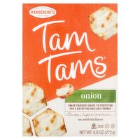 Manischewitz Tam Tams Onion Snack Crackers, 9.6 oz