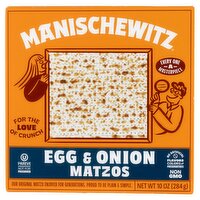 Manischewitz Egg & Onion Matzos, 10 oz