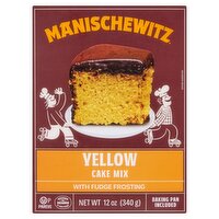 Manischewitz Yellow Cake Mix with Fudge Frosting, 12 oz