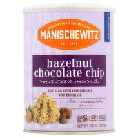 Manischewitz Hazelnut Chocolate Chip Macaroons, 10 oz