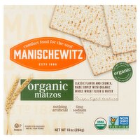 Manischewitz Organic Matzos, 10 oz
