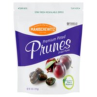 Manischewitz Premium Pitted Prunes Dried Plums, 8 oz