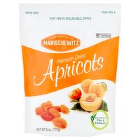 Manischewitz Premium Dried Apricots, 6 oz