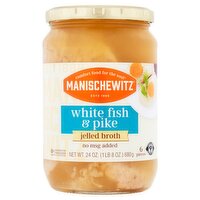 Manischewitz Jelled Broth Whitefish & Pike, 6 count, 24 oz