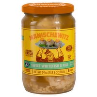 Manischewitz Sweet Whitefish & Pike Jelled Broth, 6 count, 24 oz, 24 Ounce