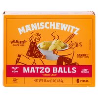 Manischewitz "Kneid-Lach" Matzo Balls, 6 count, 16 oz