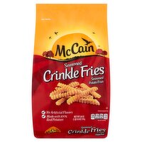 McCain Seasoned Crinkle Fries French Fried Potatoes, 26 oz