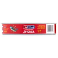 La Cena Sardines in Hot Tomato Sauce, 15 oz