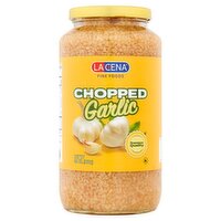 La Cena Chopped Garlic, 32 oz