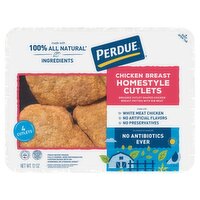 Perdue Homestyle Chicken Breast Cutlets, 4 count, 12 oz, 12 Ounce