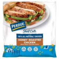 Perdue Short Cuts Honey Roasted Carved Chicken Breast Skinless with Rib Meat, 8 oz, 8 Ounce