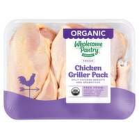 Wholesome Pantry Organic Fresh Chicken Griller Pack