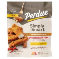 Perdue Simply Smart Lightly Breaded Spicy Chicken Strips, 22 oz, 22 Ounce