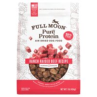 Full Moon Pure Protein Ranch Raised Beef Recipe Air Dried Adult Maintenance Dog Food, 1 lb