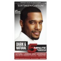 Softsheen-Carson Dark & Natural Jet Black 5 Minute Shampoo-In Haircolor, 1 application, 1 Each