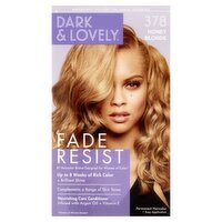 Dark & Lovely Fade Resist 378 Honey Blonde Permanent Haircolor, 1 application