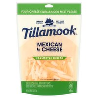 Tillamook Mexican 4 Cheese, 8 oz