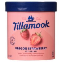 Tillamook Oregon Strawberry Ice Cream, 1.5 qt