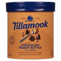 Tillamook Chocolate Peanut Butter Ice Cream, 1.5 qt