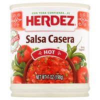 Herdez Hot Salsa Casera, 7 oz