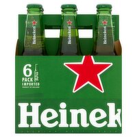 Heineken Original Premium Malt Lager Beer, 6 count, 12 fl oz