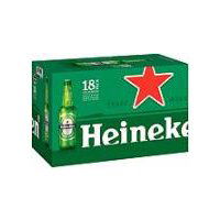 Heineken Lager Beer - 18 Pack Bottles, 216 fl oz