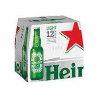 Heineken Light Lager Beer - 12 Pack Bottles, 144 fl oz