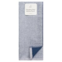 Ritz Federal Blue Chambray Dual Kitchen Towel