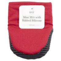 Ritz Paprika Mini Mitt with Ribbed Silicone