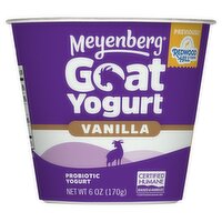 Meyenberg Vanilla Goat Probiotic Yogurt, 6 oz