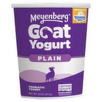 Meyenberg Plain Goat Probiotic Yogurt, 32 oz