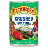 Tuttorosso Crushed Tomatoes with Basil, 15 oz, 15 Ounce