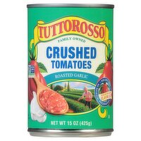 Tuttorosso Roasted Garlic Crushed Tomatoes, 15 oz, 15 Ounce