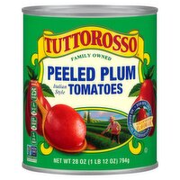 Tuttorosso Peeled Plum Italian Style Tomatoes, 28 oz, 28 Ounce