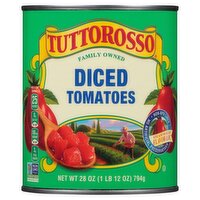 Tuttorosso Diced Tomatoes, 28 oz, 28 Ounce